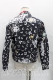 画像2: ヴィヴィアンウエストウッド 中古 / PLANTS AND NUMBERS-PRINT MARLENE JACKET XS 黒  H-25-07-20-002-jc-IN-ZH (2)