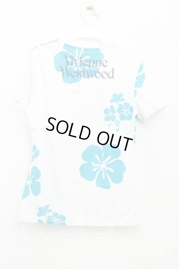 画像2: ヴィヴィアンウエストウッド 中古 / HONOLULUオーブTシャツ XS 白  H-25-07-27-031-ts-IN-ZH (2)