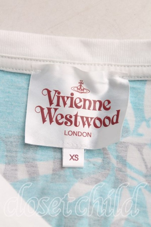 画像3: ヴィヴィアンウエストウッド 中古 / HONOLULUオーブTシャツ XS 白  H-25-07-27-031-ts-IN-ZH (3)