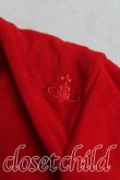 画像6: ヴィヴィアンウエストウッド 中古 / 単色オーブ刺繍五分袖カットソー 1(7号相当) 赤  H-25-07-27-042-to-IN-ZH (6)