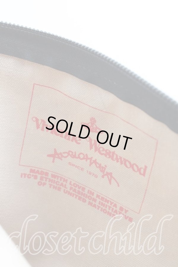 画像3: ヴィヴィアンウエストウッド 中古 / スクイグルポーチ  赤  H-25-07-27-055-ba-OD-ZH (3)