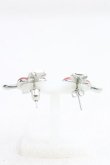 画像4: ヴィヴィアンウエストウッド 中古 / ディアマンテハートスタッドピアス  赤  H-25-07-27-058-er-OD-ZH (4)