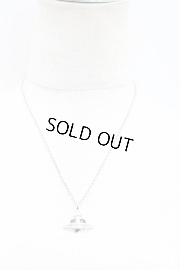 画像5: ヴィヴィアンウエストウッド 中古 / ディアマンテハートスタッドネックレス  黒  H-25-07-27-065-nl-OD-ZH (5)