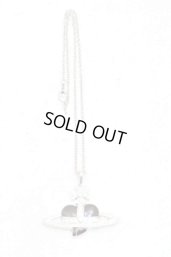 画像3: ヴィヴィアンウエストウッド 中古 / ラージハートネックレス  黒  H-25-07-27-068-nl-OD-ZH (3)