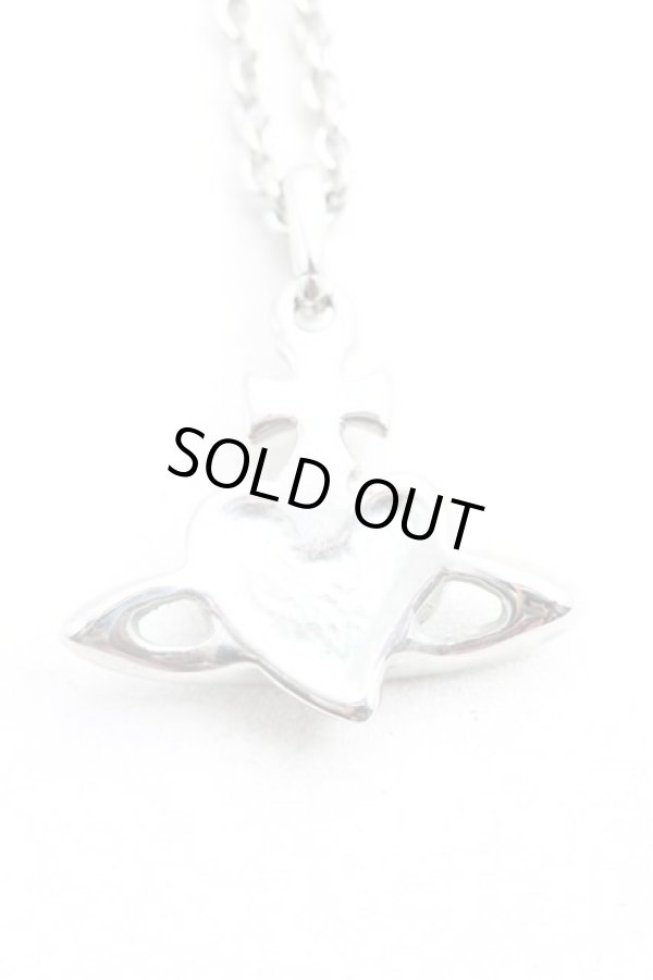 画像2: ヴィヴィアンウエストウッド 中古 / ディアマンテハートスタッドネックレス  赤  H-25-07-27-069-nl-OD-ZH (2)