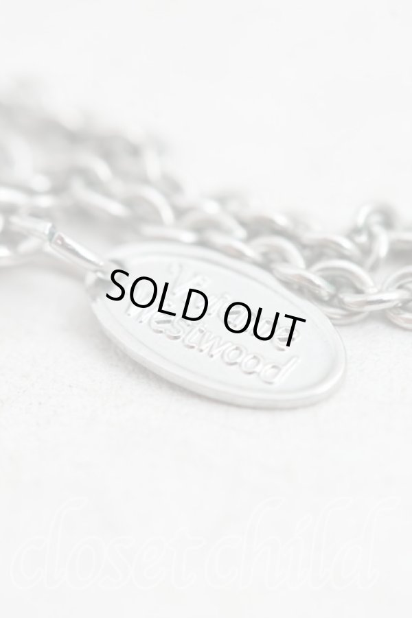 画像4: ヴィヴィアンウエストウッド 中古 / ディアマンテハートスタッドネックレス  赤  H-25-07-27-069-nl-OD-ZH (4)