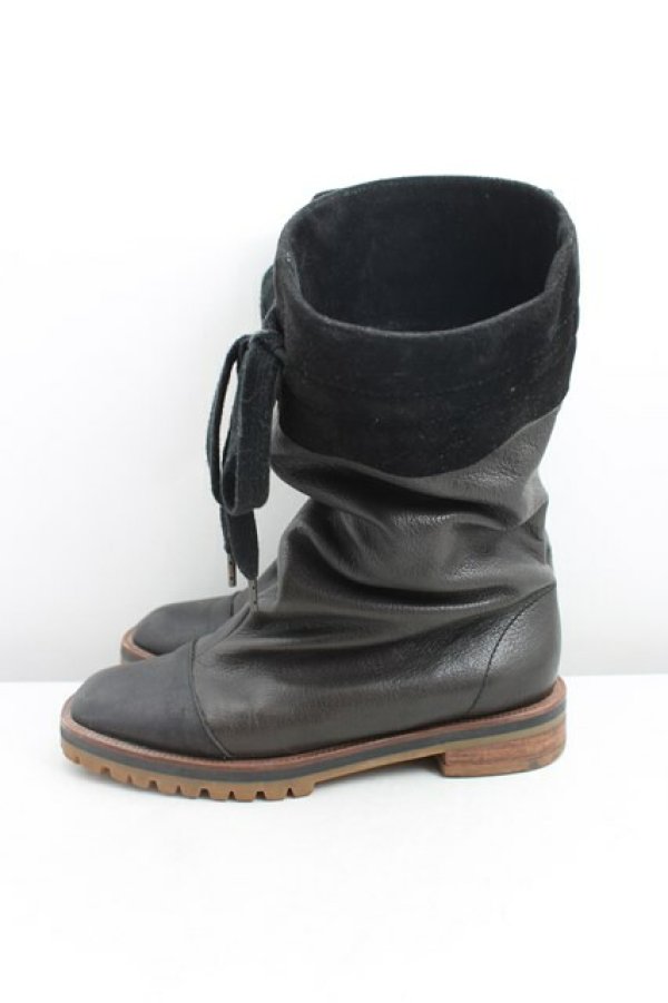 画像3: ヴィヴィアンウエストウッド 中古 / レザーブーツ 36(23.0cm) 黒  H-25-07-27-077-sh-IN-ZH (3)