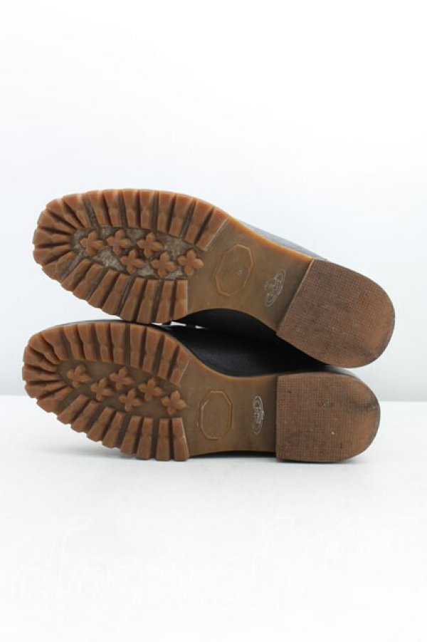 画像5: ヴィヴィアンウエストウッド 中古 / レザーブーツ 36(23.0cm) 黒  H-25-07-27-077-sh-IN-ZH (5)