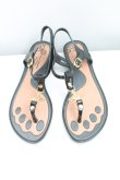 画像2: ヴィヴィアンウエストウッド×Melissa 中古 / SOLAR ORBサンダル EU37（23.5cm相当） 黒  H-25-07-27-079-sh-OD-ZH (2)