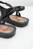 画像6: ヴィヴィアンウエストウッド×Melissa 中古 / SOLAR ORBサンダル EU37（23.5cm相当） 黒  H-25-07-27-079-sh-OD-ZH (6)
