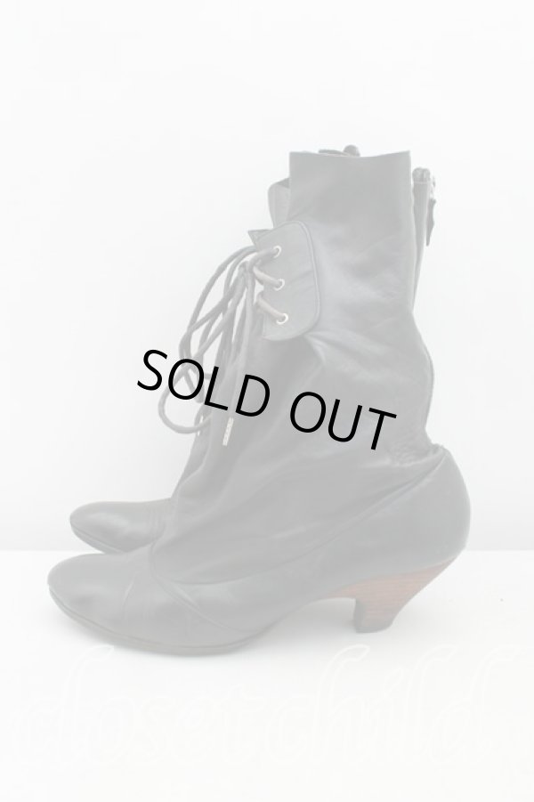 画像3: ヴィヴィアンウエストウッド 中古 / アニマルトゥブーツ 38　1/2（24.5cm） 黒  H-25-07-27-080-sh-OD-ZH (3)