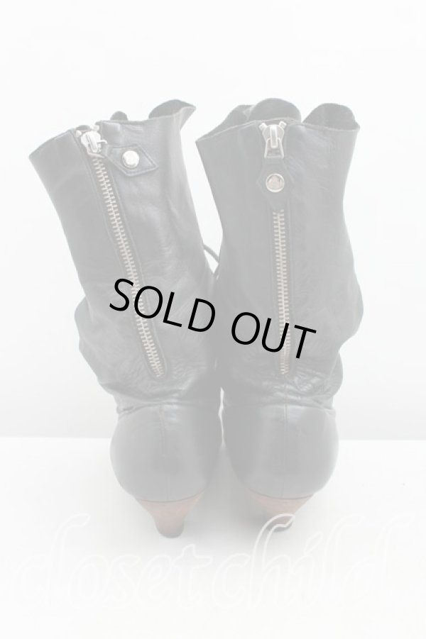 画像4: ヴィヴィアンウエストウッド 中古 / アニマルトゥブーツ 38　1/2（24.5cm） 黒  H-25-07-27-080-sh-OD-ZH (4)