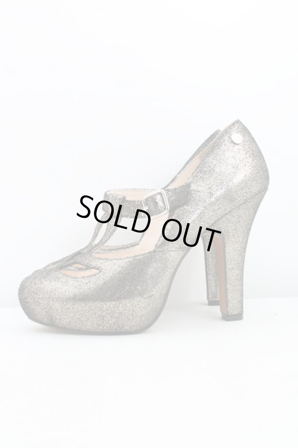 画像3: ヴィヴィアンウエストウッド 中古 / グリッターパンプス 38(24.0cm) 黒  H-25-07-27-081-sh-IN-ZH (3)