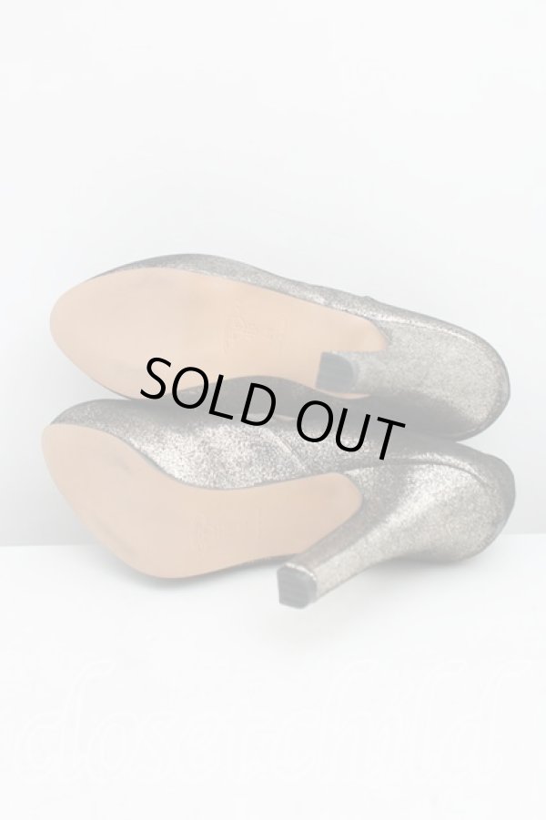 画像5: ヴィヴィアンウエストウッド 中古 / グリッターパンプス 38(24.0cm) 黒  H-25-07-27-081-sh-IN-ZH (5)