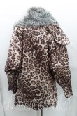 画像2: ANGLOMANIA 中古 / レオパードダウンコート 38(7号相当) 茶  H-25-07-27-009-co-IN-ZH (2)