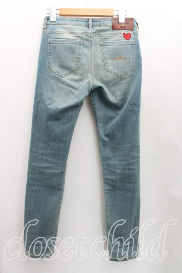 画像2: ANGLOMANIA 中古 / ARスキニーデニム W25 インディゴ  H-25-07-27-011-pa-IN-ZH (2)