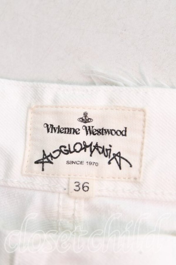 画像3: ANGLOMANIA 中古 / ダメージデニム 36(S) 白  H-25-07-27-012-pa-IN-ZH (3)