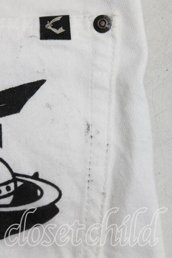 画像6: ANGLOMANIA 中古 / ダメージデニム 36(S) 白  H-25-07-27-012-pa-IN-ZH (6)