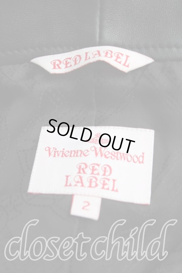 画像3: ヴィヴィアンウエストウッド 中古 / ラムレザー開襟ジャケット 2(9号) 黒  H-25-07-27-002-jc-IN-ZH (3)