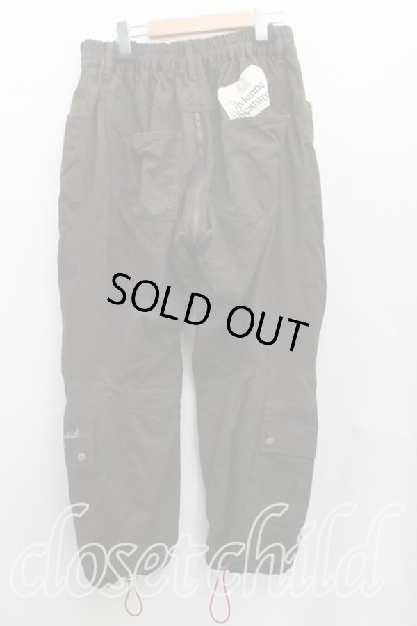 画像2: ヴィヴィアンウエストウッド 中古 / ミリタリーカゴパンツ 48(L) カーキ  H-25-07-27-016-pa-OD-ZH (2)