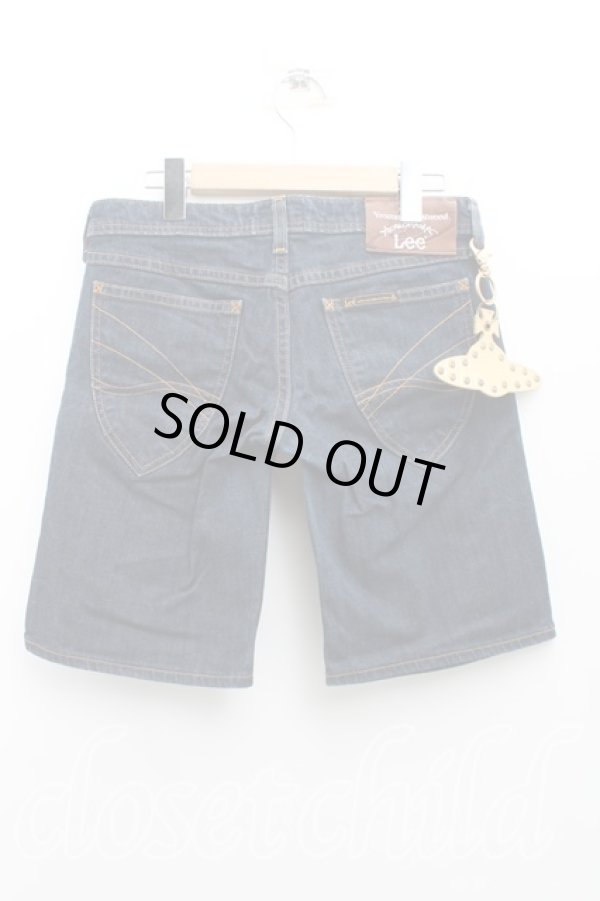 画像2: ヴィヴィアンウエストウッド Anglomania and Lee 中古 / HOT PANT XS インディゴ  H-25-08-03-019-pa-IN-ZH (2)