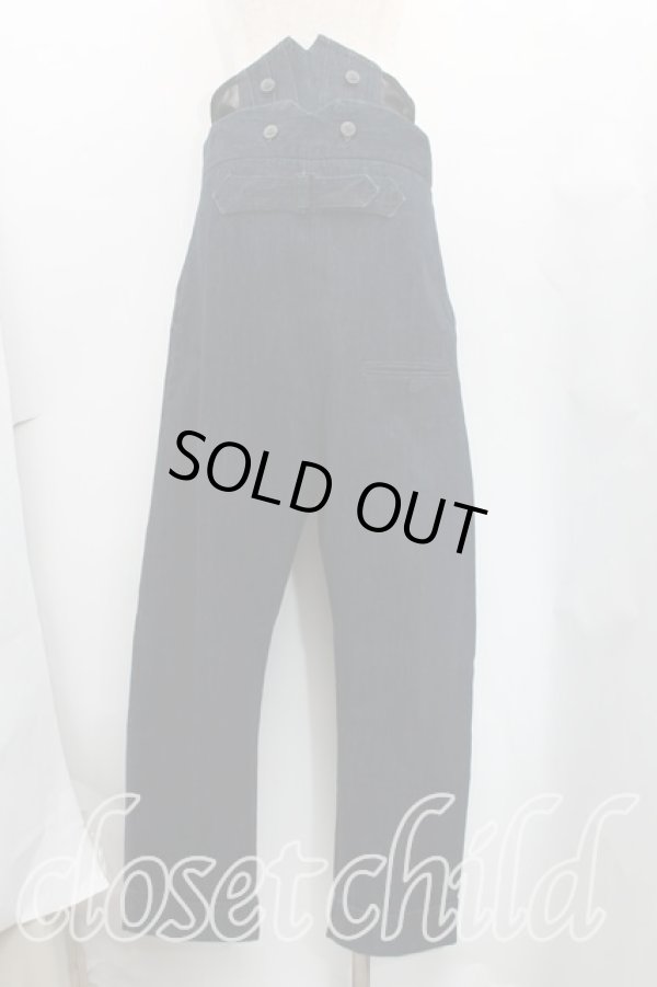 画像2: ANGLOMANIA 中古 / コルセットデニムパンツ W26 インディゴ  H-25-08-03-021-pa-IN-ZH (2)