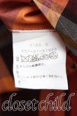 画像4: ヴィヴィアンウエストウッド 中古 / タータンチェックタイフロント半袖シャツ  茶ｘ黄色  H-25-08-03-023-bl-OD-ZH (4)