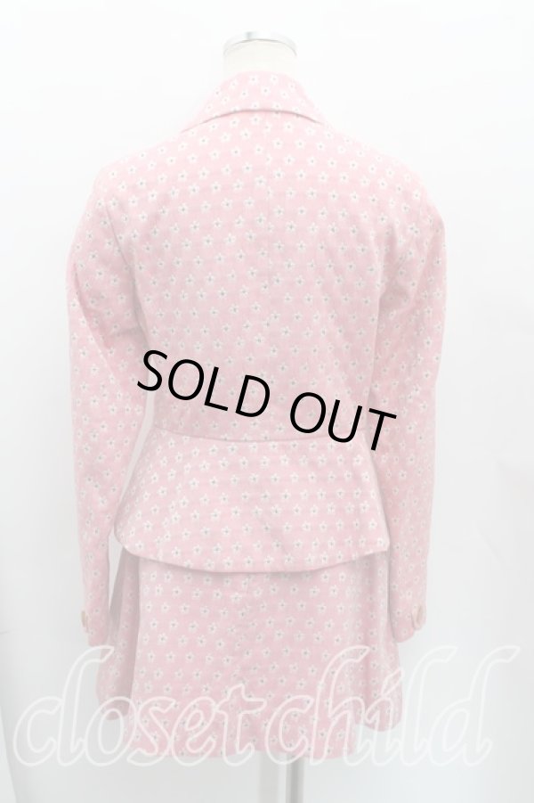 画像2: ヴィヴィアンウエストウッド 中古 / フラワーptパニエセットアップ 40(9号) ピンク  H-25-08-03-029-su-OD-ZH (2)