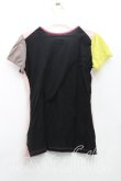 画像2: ANGLOMANIA 中古 / オーブptTシャツ M 茶ｘピンク  H-25-08-03-032-ts-OD-ZH (2)