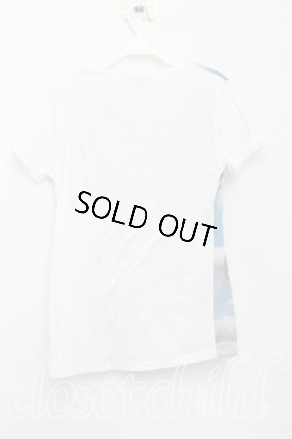 画像2: ヴィヴィアンウエストウッド 中古 / DEEP SKYptTシャツ S 白x青  H-25-08-03-034-ts-OD-ZH (2)