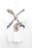 画像2: ヴィヴィアンウエストウッド 中古 / バンダナptTシャツ  白  H-25-08-03-035-ts-OD-ZH (2)