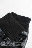 画像5: ヴィヴィアンウエストウッド MAN 中古 / リブ切替レザージャケット 44(メンズS相当) 黒  H-25-08-03-004-jc-IN-ZH (5)