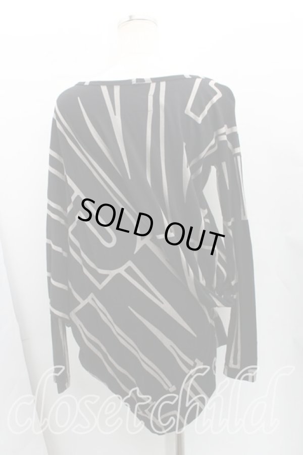 画像2: ANGLOMANIA 中古 / ロゴptドルマンカットソー 38(7号) 黒  H-25-08-03-046-to-OD-ZH (2)