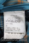 画像4: ヴィヴィアンウエストウッド 中古 / タータンチェックドレープカットソー 40（9号相当） 青  H-25-08-03-052-to-OD-ZH (4)