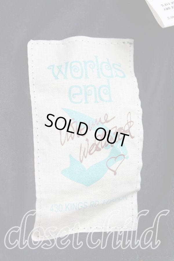 画像3: Worlds End 中古 / スクイグルカットソー OS 黒  H-25-08-03-057-to-OD-ZH (3)