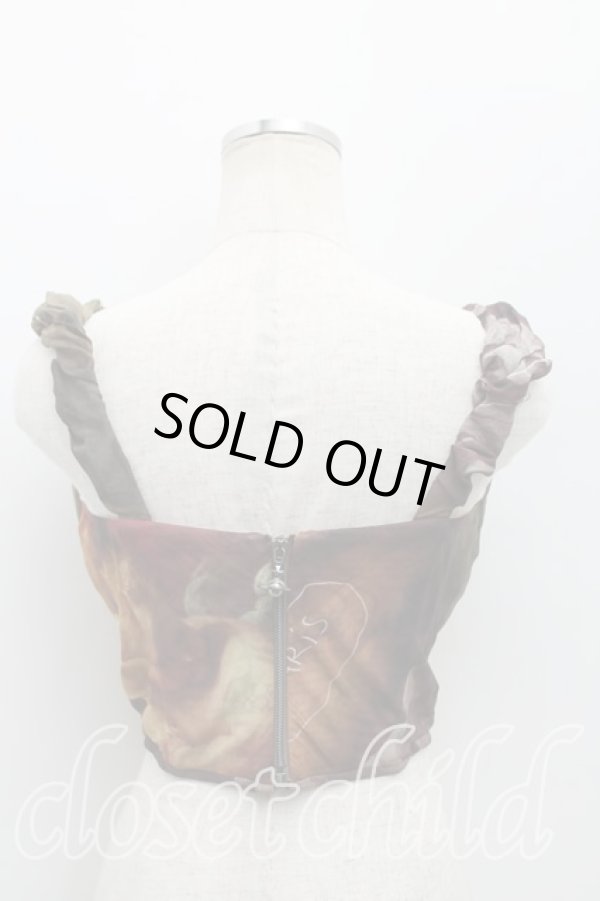 画像2: ヴィヴィアンウエストウッド 中古 / SUNDAY CORSET TOP 40(9号) 茶  H-25-08-03-058-to-IN-ZH (2)