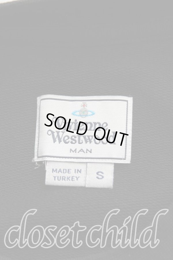 画像3: ヴィヴィアンウエストウッド MAN 中古 / CRptカットソー S 黒  H-25-08-03-065-to-IN-ZH (3)