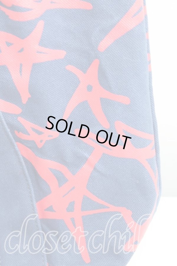 画像5: ANGLOMANIA 中古 / スター&オーブトートバッグ  紺  H-25-08-03-071-ba-IN-ZH (5)