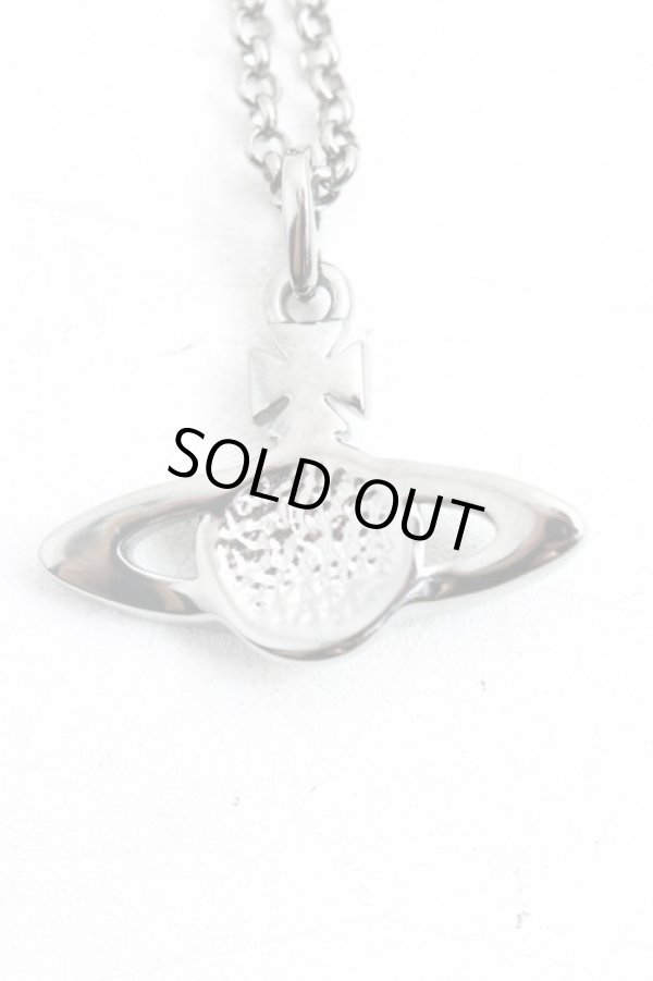 画像2: ヴィヴィアンウエストウッド 中古 / ミニバスレリーフネックレス  ガンメタ  H-25-08-03-078-nl-OD-ZH (2)