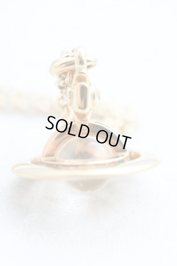 画像2: ヴィヴィアンウエストウッド 中古 / プチオーブネックレス  ゴールド  H-25-08-03-079-nl-OD-ZH (2)