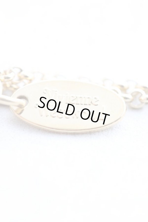 画像4: ヴィヴィアンウエストウッド 中古 / プチオーブネックレス  ゴールド  H-25-08-03-079-nl-OD-ZH (4)