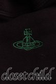 画像6: ヴィヴィアンウエストウッド 中古 / ラインオーブ刺繍スウェットワンピース 2（9号相当） 黒  H-25-08-03-007-op-OD-ZH (6)