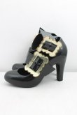 画像3: ヴィヴィアンウエストウッド×Melissa 中古 / テンプテーション EU39（25cm相当） 黒  H-25-08-03-084-sh-OD-ZH (3)