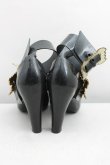 画像4: ヴィヴィアンウエストウッド×Melissa 中古 / テンプテーション EU39（25cm相当） 黒  H-25-08-03-084-sh-OD-ZH (4)