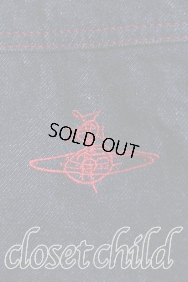 画像6: ヴィヴィアンウエストウッド 中古 / MARLENE デニムジャケット XS インディゴ  H-25-08-03-001-jc-OD-ZH (6)