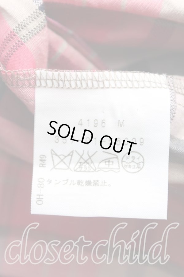 画像4: ヴィヴィアンウエストウッド 中古 / タータンチェックシャツワンピース 1(7号) ピンク  H-25-08-03-013-op-IN-ZH (4)