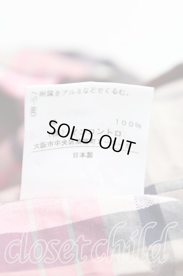 画像5: ヴィヴィアンウエストウッド 中古 / タータンチェックシャツワンピース 1(7号) ピンク  H-25-08-03-013-op-IN-ZH (5)