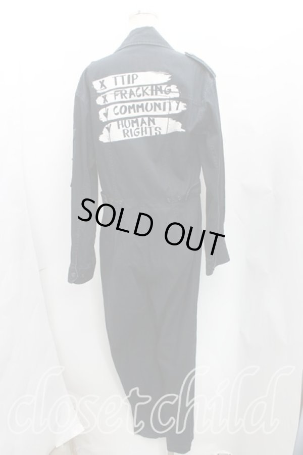 画像2: ANGLOMANIA 中古 / LET IT ROCK JUNPSUIT S 黒  H-25-08-03-014-op-IN-ZH (2)