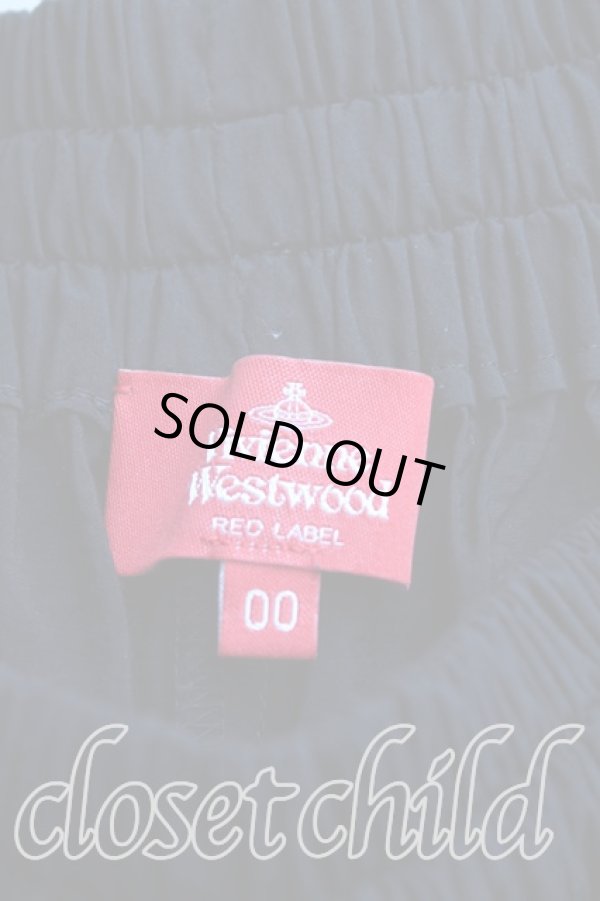 画像3: ヴィヴィアンウエストウッド 中古 / ギャザーパンツ 00(ワンサイズ) 黒  H-25-08-03-017-pa-OD-ZH (3)