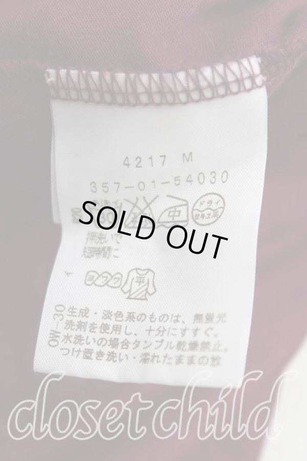 画像4: ヴィヴィアンウエストウッド 中古 / ノースリーブカットソー 2（9号） エンジ  H-25-08-10-024-to-OD-ZH (4)